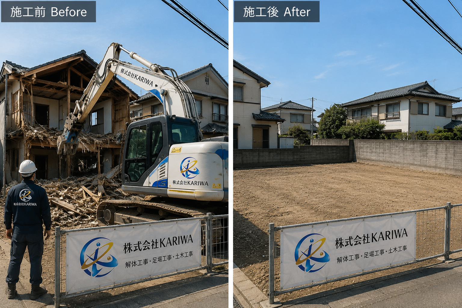岡山市北区 岡山市北区 木造住宅解体工事 施工前